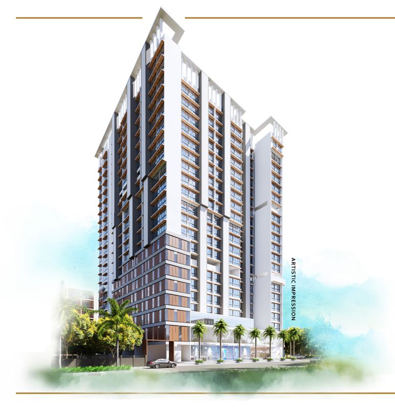 2 BHK + Pooja Room 691 Sq.Ft. Apartment in Shreeji Sai Divine