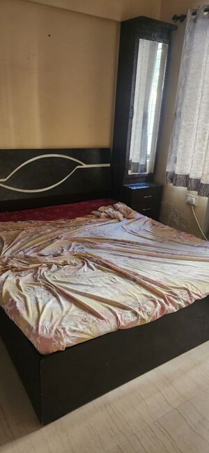 Bedroom in 1 BHK Apartment at Raunak Unnathi Greens Phase VII, Ghodbunder Road – for Rent