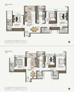 2 BHK + Study Room 1160 Sq.Ft. Apartment in Ellora Emerald