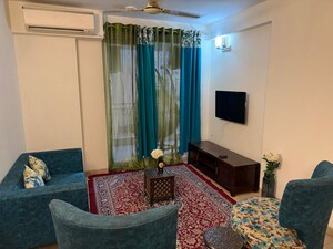 Living Room in 3 BHK Apartment at Emaar Palm Premier, Sector 77 – for Rent