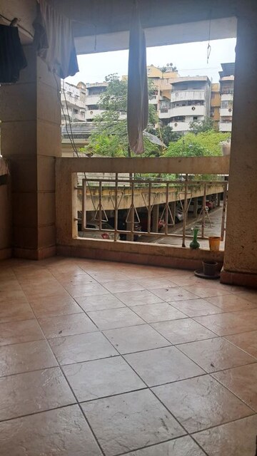 Balcony in 1 BHK Apartment at Mahalaxmi Vihar, Vishrantwadi – for Rent