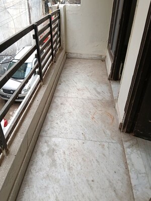 Balcony in 2 BHK Builder Floor at Freedom Fighters Enclave – for Rent