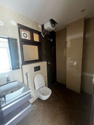 Bathroom in 3 BHK Builder Floor at Ansal Sushant Lok I, Sector 43 – for Rent