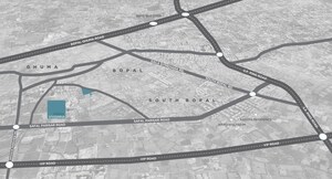 3 BHK Apartment – Map Location View at Ghuma - for Rent