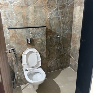 Bathroom in 3 BHK Apartment at Krishna Amorapolis, Madhav Nagar – for Rent