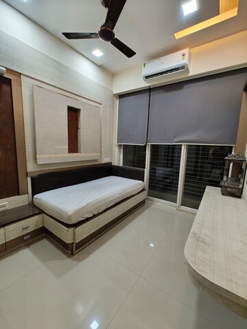 Living Room in 3 BHK Apartment at Progressive Group Highness, Sanpada – for Rent