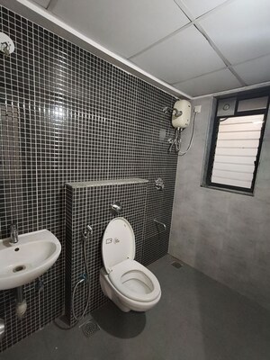 Bathroom in 2.5 BHK Apartment at Lodha Downtown, Dombivli East – for Rent
