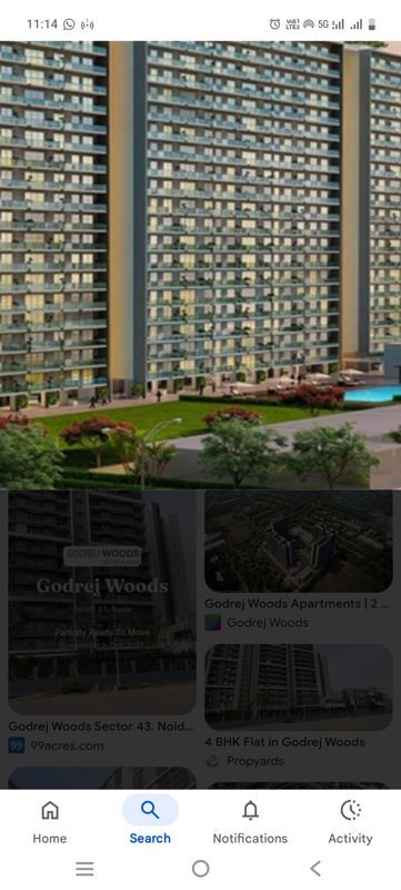 4 BHK + Pooja Room,Servant Room,Study Room Apartment For Sale in Godrej Woods