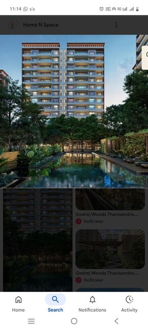 5 BHK Apartment – Exterior View View at Godrej Woods, Sector 43 - for Sale