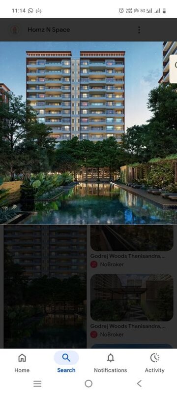 5 BHK Apartment – Exterior View View at Godrej Woods, Sector 43 - for Sale