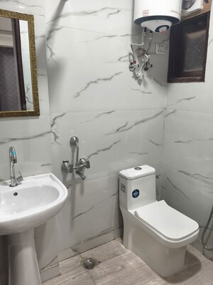 Bathroom in 4 BHK Apartment at Vasant Kunj – for Rent