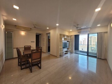 Living Room in 3 BHK Apartment at Rustomjee Oriana, Bandra East – for Rent