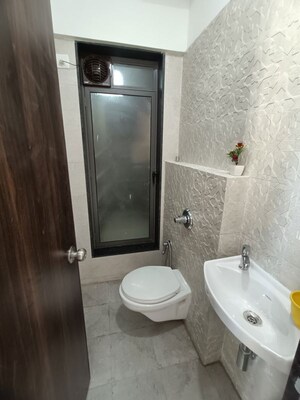 Bathroom in 1 BHK Apartment at UK Iridium, Kandivali East – for Rent