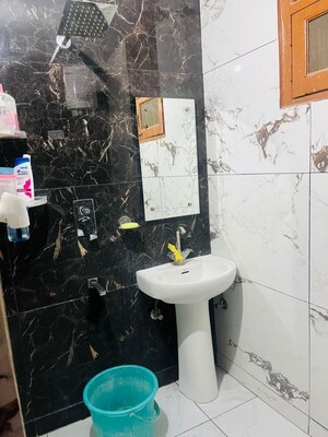 Bathroom in 3 BHK Apartment at Sushma Joynest ZRK, Ghazipur – for Rent