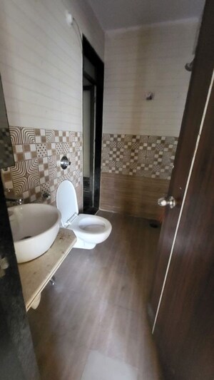 Bathroom in 1 BHK Apartment at JVM Olive, Bhayandarpada – for Rent