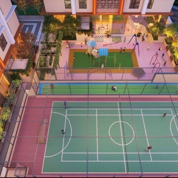 Balcony in 3 BHK Apartment at Nyati Evania, Municipal Colony – for Sale