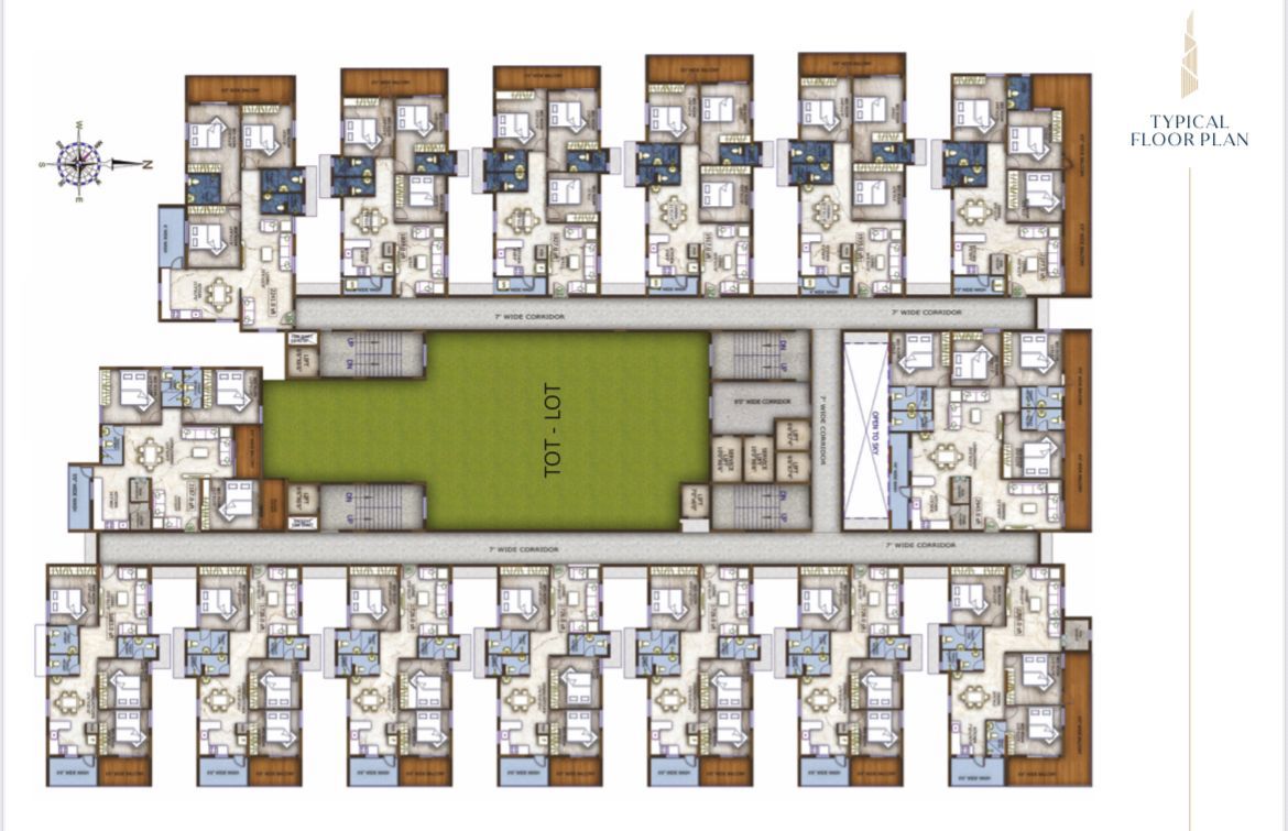 4 BHK + Pooja Room Apartment For Sale in EAPL Sri Tirumala Fortune