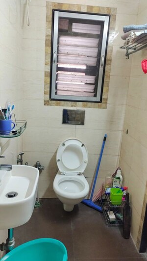 Bathroom in 3 BHK Apartment at Skyrise Apartments, Chembur – for Rent