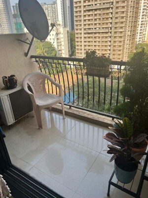 Balcony in 2 BHK Apartment at Raunak Laxmi Narayan Residency, Pokhran Road No Two – for Rent