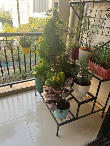 Balcony in 2 BHK Apartment at Raunak Laxmi Narayan Residency, Pokhran Road No Two – for Rent