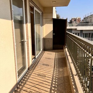 Balcony in 3 BHK Builder Floor at Green Park Extension – for Rent