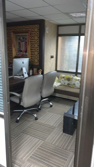 Bathroom in  Office Space at HN Safal Prelude, Prahlad Nagar – for Rent