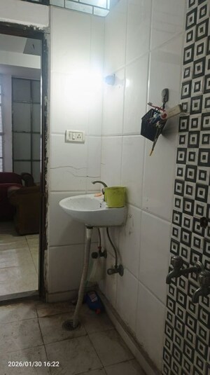 Bathroom in 2 BHK Builder Floor at Khirki Extension – for Sale