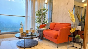 Living Room in 3 BHK Apartment at S D The Imperial Edge, Tardeo – for Sale