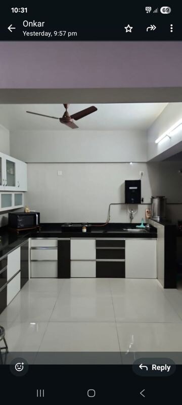Kitchen in 2 BHK Apartment at Vasudha Sai Eshanya, Balewadi – for Rent