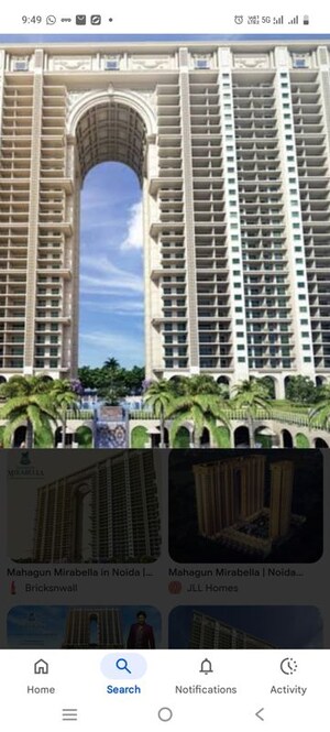 3 BHK Apartment For Rent in Mahagun Mirabella, Sector 79