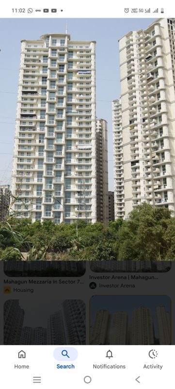 4 BHK + Pooja Room,Servant Room,Study Room,Extra Room Apartment For Rent in Mahagun Mezzaria