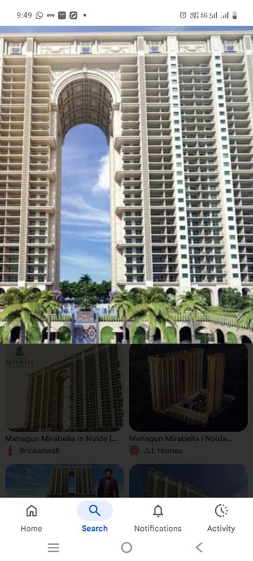 4 BHK + Pooja Room,Servant Room,Study Room 2720 Sq.Ft. Apartment in Mahagun Mirabella