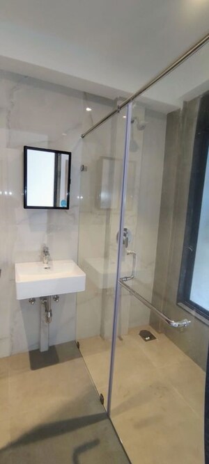 Bathroom in 3 BHK Apartment at Seasons Trimurti, Santacruz West – for Rent