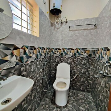 Bathroom in 2 BHK Builder Floor at Akshaya Enclave New Thippasandra, New Thippasandra – for Rent