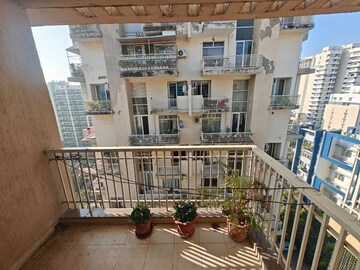 Balcony in 3 BHK Apartment at Sushma Crescent, Dhakoli – for Rent