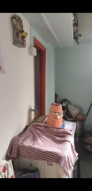 Living Room in 1 RK Apartment at Wagle Industrial Estate – for Rent