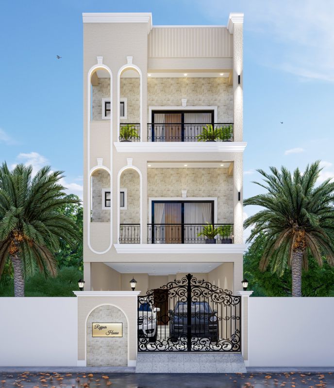 4 BHK 4000 Sq.Ft. Villa in Earthcon Rajpur Greens