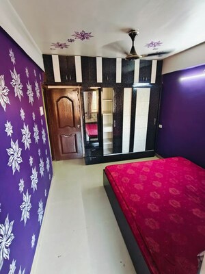 Bedroom in 1 BHK Apartment at Gulmohar Serene, Kharadi – for Rent