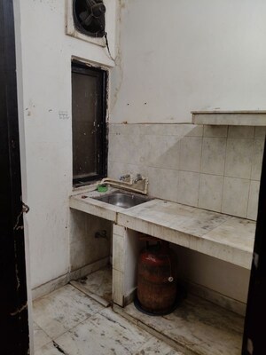 Kitchen in 1 RK Builder Floor at Bhogal – for Rent