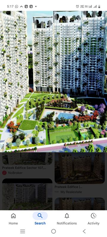 5 BHK + Pooja Room,Servant Room,Study Room,Extra Room Apartment For Rent in Prateek Edifice