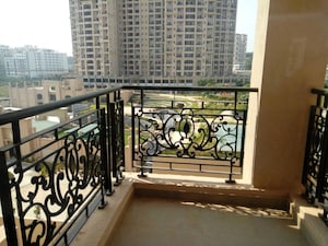 Balcony in 3 BHK Apartment at K Raheja Vistas Premiere, Mohammadwadi – for Rent