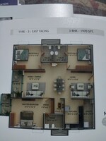 3 BHK + Pooja Room,Servant Room,Study Room,Extra Room 1970 Sq.Ft. Apartment in Kokapet