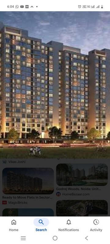 3 BHK Apartment – Exterior View View at Godrej Woods, Sector 43 - for Sale