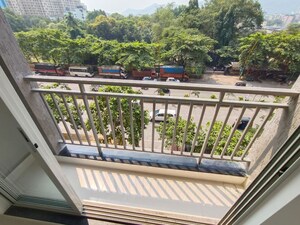 Balcony in 1 BHK Apartment at Ashar Metro Towers, Vartak Nagar – for Rent