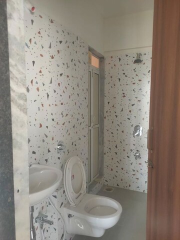 Bathroom in 1 BHK Apartment at Raunak Laxmi Narayan Residency, Pokhran Road No Two – for Rent