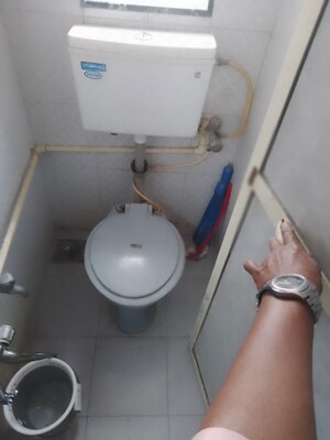 Bathroom in 1 BHK Apartment at Amisha CHS, Dahisar West – for Rent