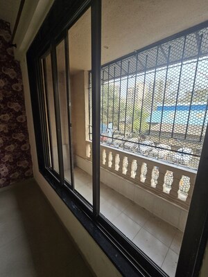 Balcony in 1 BHK Apartment at S A Samarth Garden Wings F And G, Bhandup West – for Rent