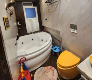 Bathroom in 3 BHK Apartment at Dadar East – for Rent