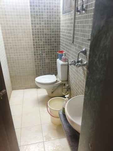 Bathroom in 1 BHK Apartment at CMG Aum Residency, Kalyan West – for Rent