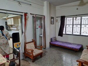 Living Room in 1 BHK Apartment at Belvalkar Kalpak CHS, Dahanukar Colony – for Rent